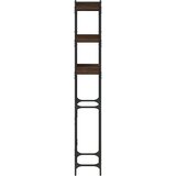  Polica za perilicu rublja boja smeđeg hrasta 67x25x163cm drvena | shoptok.hr