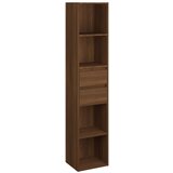 Maison Chic Knjižna omara - Knjižni regal rjavi hrast 36x30x171 cm konstruiran les, (21724704) Cene