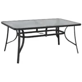 pravougaoni sto providno staklo 150 x 90 x 70 cm Valencia