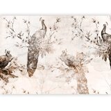  Foto tapeta - Peacocks in Delicate Beige 150x105 Premium | shoptok.hr