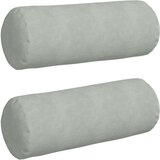 vidaXL valjkasti jastučići 2 pcs svijetlo siva Ø 25 x 70 cm | shoptok.hr