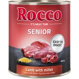  Varčno pakiranje Rocco Senior 24 x 800 g - Jagnjetina & proso | shoptok.hr