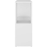 vidaXL Knjižna omara bela 60x24x63 cm iverna plošča | Shoptok.si