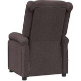  Masažni stol temno rjavo blago, (20939874) | Shoptok.si