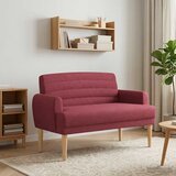  Ljubavni kauč s gumbima Vinska crvena 116 x 67 x 80 cm Tkanina | Eponuda.com