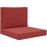  Zunanja blazina za kavč 2 pcs vinsko rdeča Poliester, (5000202611) | Shoptok.si