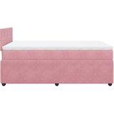 Box spring krevet s madracem ružičasti 120 x 200 cm baršunasti | shoptok.hr
