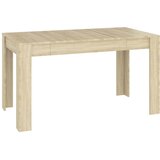  Blagovaonski stol boja hrasta sonome 140 x 74,5 x 76 cm iverica | shoptok.hr