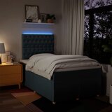  s oprugama i madracem plavi 120 x 190 cm od tkanine | shoptok.hr