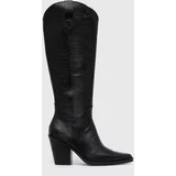 Aldo Usnjeni elegantni škornji Nevada ženski, črna barva, 13472512.Nevada