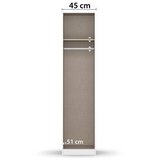 Rauch Möbel omara s klasičnimi vrati, siva, bela | Shoptok.si