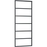  Klizna vrata s priborom crna 76 x 205 cm od ESG stakla | shoptok.hr