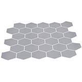  Heksagonska pločica 20 pcs Siva 30 x 30 cm Poliuretan i PET | shoptok.hr