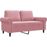  Dvosjed ružičasti 120 cm baršunasti | shoptok.hr