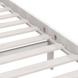  Okvir za krevet od masivne borovine bijeli 90 x 200 cm | shoptok.hr