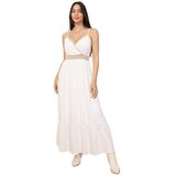 La Modeuse Dolge obleke 71560_P168285 Bela Cene