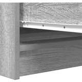 vidaXL Komoda siva sonoma 100x35x76 cm inženirski les | Shoptok.si