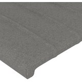  Uzglavlje tamno sivo 200x5x118/128 cm tkanina | shoptok.hr