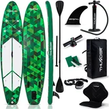 SUP deska 350 cm – nosilnost 150 kg, komplet, aluminijasto veslo, sedež kajak, (5000223044)