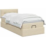  Podesivi krevet s madracem Krem 90 x 200 cm Tkanina | shoptok.hr