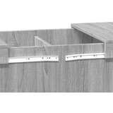 vidaXL Klubska mizica siva sonoma 100x55x40 cm inženirski les | Shoptok.si