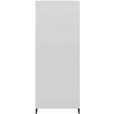  Komoda visok sijaj bela 69,5x32,5x90 cm konstruiran les, (20654501) | Shoptok.si