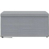  Stolica Svetlo siva 81 x 41 x 40 cm Tkanina in obdelano les, (5000302495) | Shoptok.si