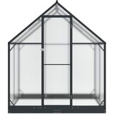  Vrtni staklenik s vratima Antracit 183,5 x 123 x 207 cm | shoptok.hr