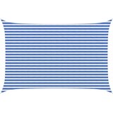 Jedrilica za sunčevu sjenu Plava i bijela 3 x 4 m HDPE | shoptok.hr
