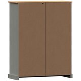  Regal za knjige VIGO sivi 90x35x114,5 cm od masivne borovine | Eponuda.com