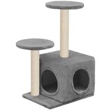  Mačje drevo s praskalniki iz sisala 60 cm sive barve, (20797065) | Shoptok.si