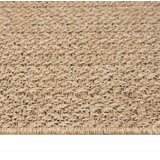  Rug "ZIZUR" Bež 200x200 cm Juta videz Notranje in zunanje | Shoptok.si
