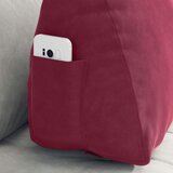  Jastuk za leđa Vinska crvena 60 x 20 x 50 cm Kordura tekstil | shoptok.hr
