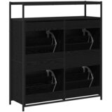  Ormar za cipele Crni hrast 100 x 34 x 112 cm Konstruirano drvo | Eponuda.com