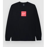 Huf Essentials Box Logo Majica z dolgimi rokavi black Cene