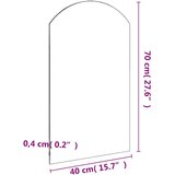 vidaXL Ogledalo 70 x 40 cm stakleno | shoptok.hr