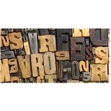  Tapeta XXL - Wooden letters 550x270 | shoptok.hr