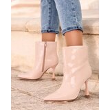 Resti Loori lacquered women's stiletto heeled boots Cene