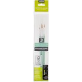  Set Pebeo sintetičkih kistova 3 kom (okrugle četke) | shoptok.hr