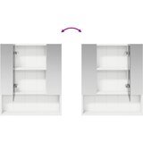  Kupaonski ormar s ogledalom Bijelo 60 x 14.5 x 70 cm | shoptok.hr
