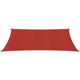  Senčno jadro 160 g/m² rdeče 3x4 m HDPE, (20965636) | Shoptok.si