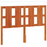  The Living Store Vzglavje voščeno rjava 135 cm trdna borovina - Vzglavje, (21500344) | Shoptok.si