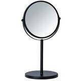 Wenko Kozmetičko ogledalo Assisi (18,5 x 34,5 cm, Promjer: 17 cm, Crne boje, Povećanje: 300 %) | shoptok.hr