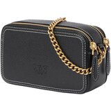 Pinko Torba za čez ramo črna / bela | Shoptok.si