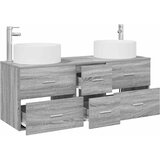 Set namještaja za kupaonicu 3 kom. Siva Sonoma 49.5 x 44.5 x 65.5 cm | Shoptok.si