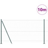 vidaXL Heksagonalna ograda Zelena 1,2x10 m Čelik | shoptok.hr