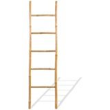  Držač za Ručnike s 5 Prečki od Bambusa 150 cm Slike