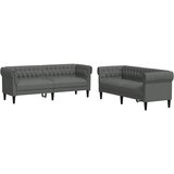  Kauč za dnevni boravak 2 pcs Tamno siva 201,5 x 74,5 x 74,5 cm | shoptok.hr