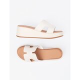 SEASTAR Women's platform flip-flops light beige | Shoptok.si