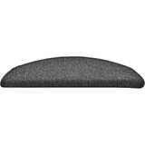  Prostirke za stepenice 15 kom 56x17x3 cm tamno sive poluokrugle | shoptok.hr